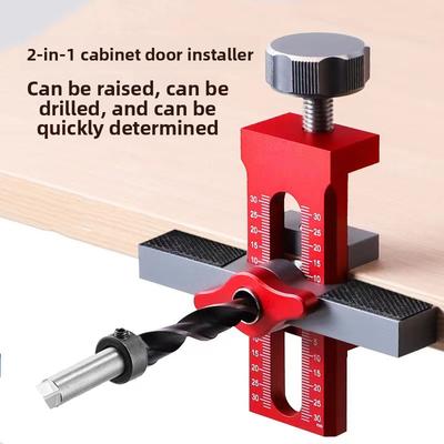 Aluminum Alloy Multifunctional Cabinet Door Installation Auxiliary Door Panel Installation Rebouncer Opening Tool