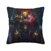 Pillow Cover Wow World Of Warcraft Arthas Retro Game Printed Cushion Cover Fashion Pillow Case For Living Room Chair Pillowcases