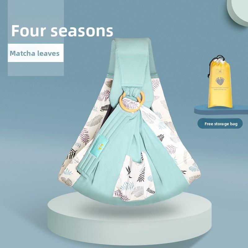 Baby Wrap Carrier With Adjustable Single Shoulder Strap For Infant And Toddler Use