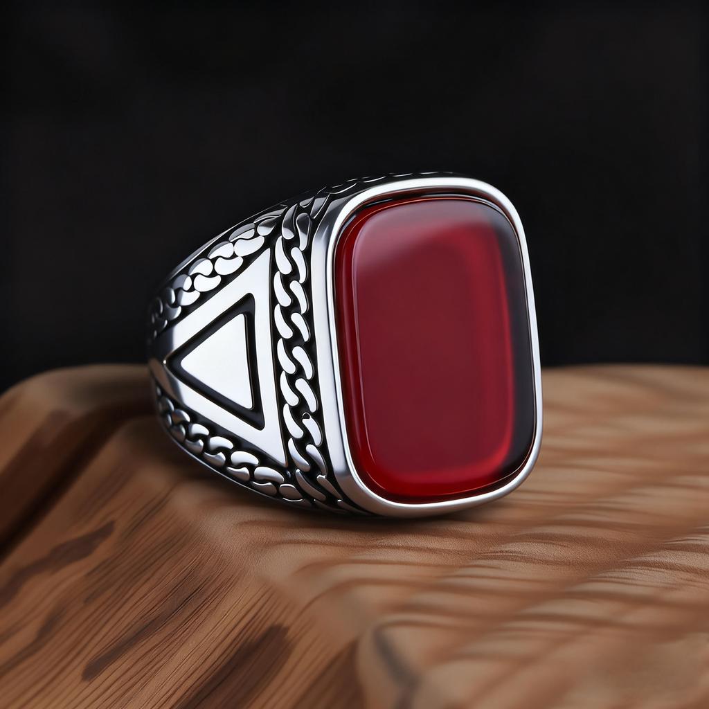 R3427 Men's High Quality 316L Stainless Steel Variety Onyx Rings Fashion Trend Jewelry