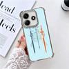 Sword Art Online Anime Weiche Handyhülle Für Xiaomi Redmi Note 14 15 Pro Plus 13 12 11S 11T 5G 10 9S 9 Galvanisiert Anti-Fall Fundas