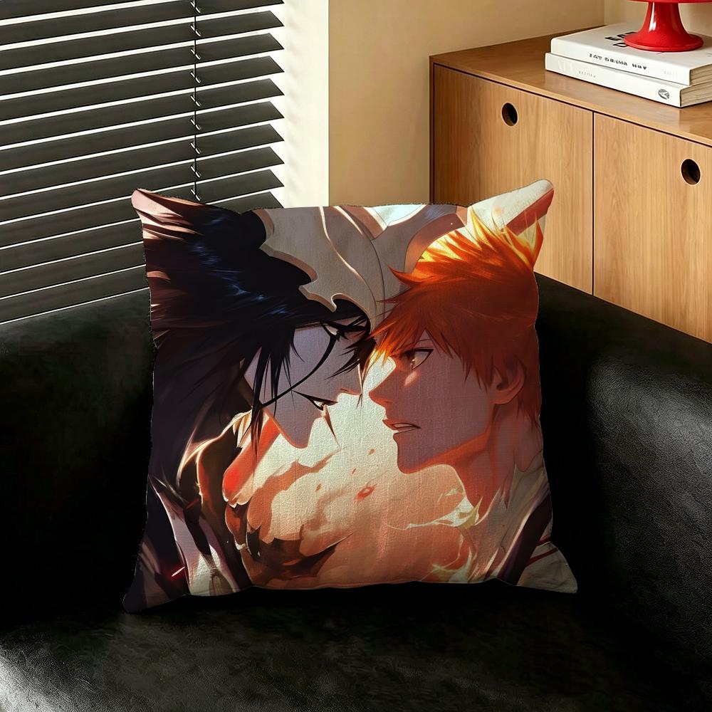 Anime BBLEACH Cushion Cover Creative Pillowcases for Interior Decoration Office Living Room Home Car Hot