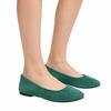 Women's Pointed Toe Flat Shoes Slip On Ballet Style Low Heel Casual Comfortable Soft Material Footwear