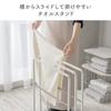 Daiya FLaundry Towel Stand, Side-Mounted Drying Rack for Face Towels, Mini Bath Towels, Bath Towels, and Bath Mats, 55cm Wide x 15cm Long x 70cm High,