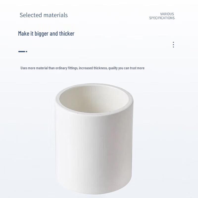 Feiluan PVC Straight Pipe Connector