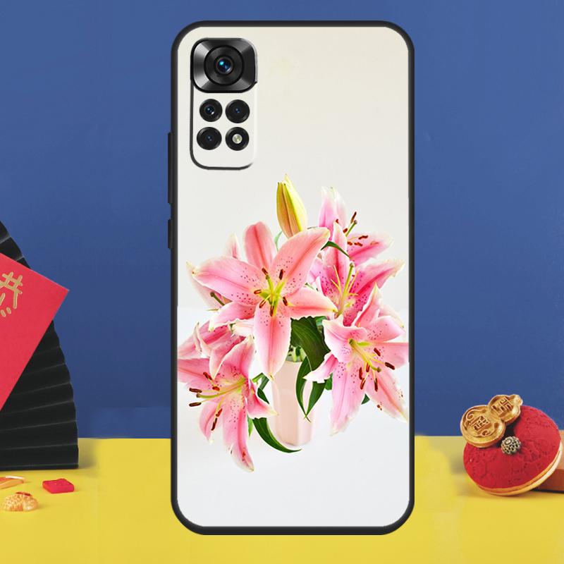 Colorful Flower Lily Phone Case For Xiaomi Redmi Note 15 Pro Plus 13 12 11 9 10 14 Pro 10C 12C 13C 14C 15C Cover