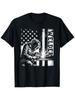 Unisexs Welding American Flag Welder Design 100 Cotton Summer Oneck Short Sleeve Oneck Printed Tshirt