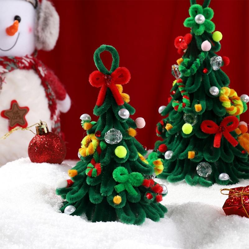 15/20cm Mini Künstlicher Weihnachtsbaum Tischschmuck Weihnachtsbaum Dekoration Büro Heimdeko DIY Handgemacht Neujahr 2025 Geschenke