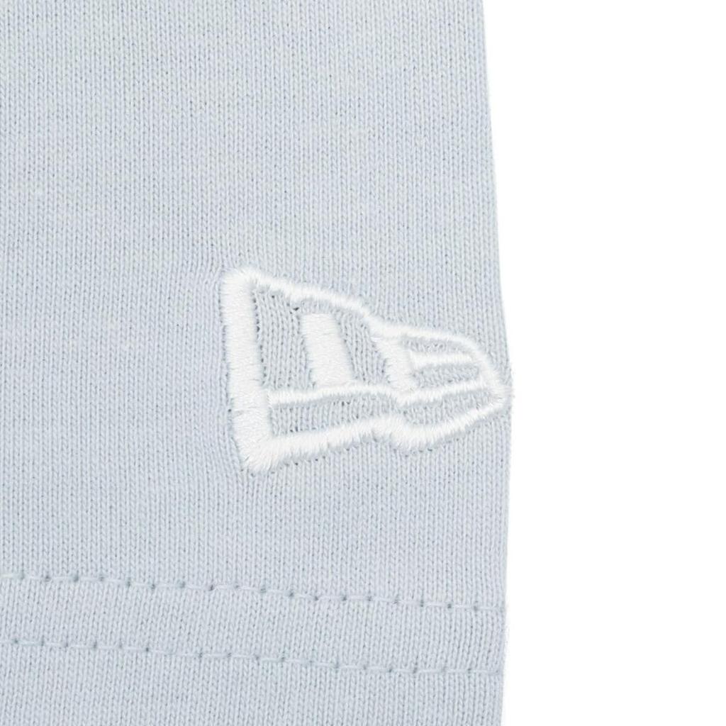 NEW ERA Short Sleeve Pocket Snow Gray Size XL Mini Brand Logo T-Shirt