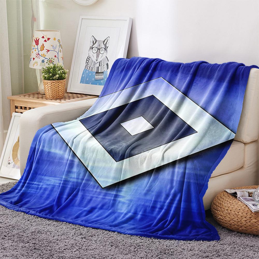 Hamburger SV Print FlAannel Blanket, High Quality Comfortable for All Seasons, Home Decor, Warmth and Comfort