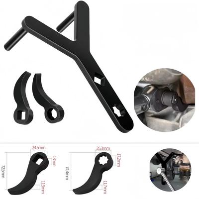 3 Pcs Automotive Lower Control Arm Removal Tool Set Ball Joint Pry Bar Labor Saving for 1/2 Inch Drive Disassembly Wrench