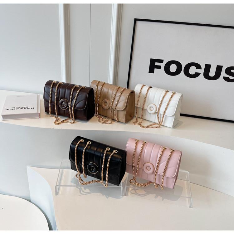 Fashion Pu Chain Shoulder Bag With Magnetic Closure For Daily Use