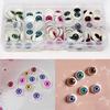 1/10 Pairs 12mm Doll Eyeballs Half Round Acrylic Eyes for DIY Doll Bear Crafts