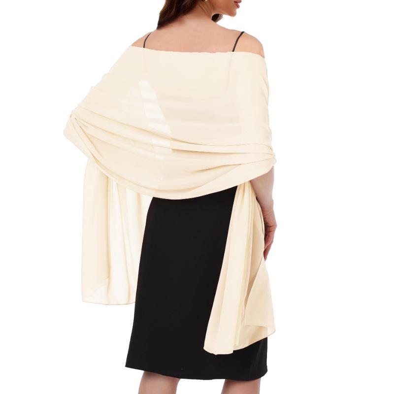 Women's Chiffon Evening Shawl and Wrap for Weddings and Bridesmaids