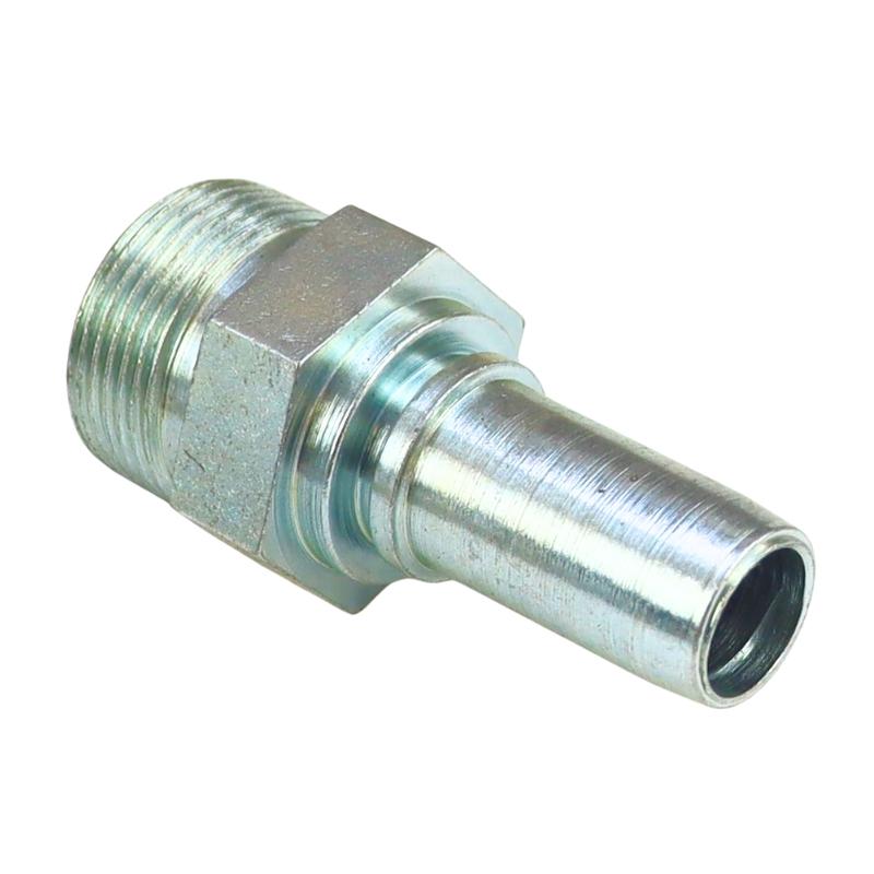 PTFE corrugated teflon hose end DN15, type BL M26x1.5, truck hoses PZL-Hydral