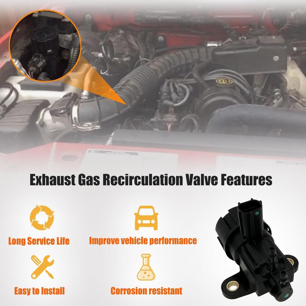 EGR Valve EGR3001 EGR Vacuum Solenoid Valve Fits for Ford F150 E150 E250 E350 Escape Expedition Explorer Taurus Lincoln Mercury Vacuum Control Valve,