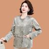 2025 New Chinese Style Mom's Autumn Suit Jacket for Middle-Aged and Elderly - Stylish Spring and Autumn Top