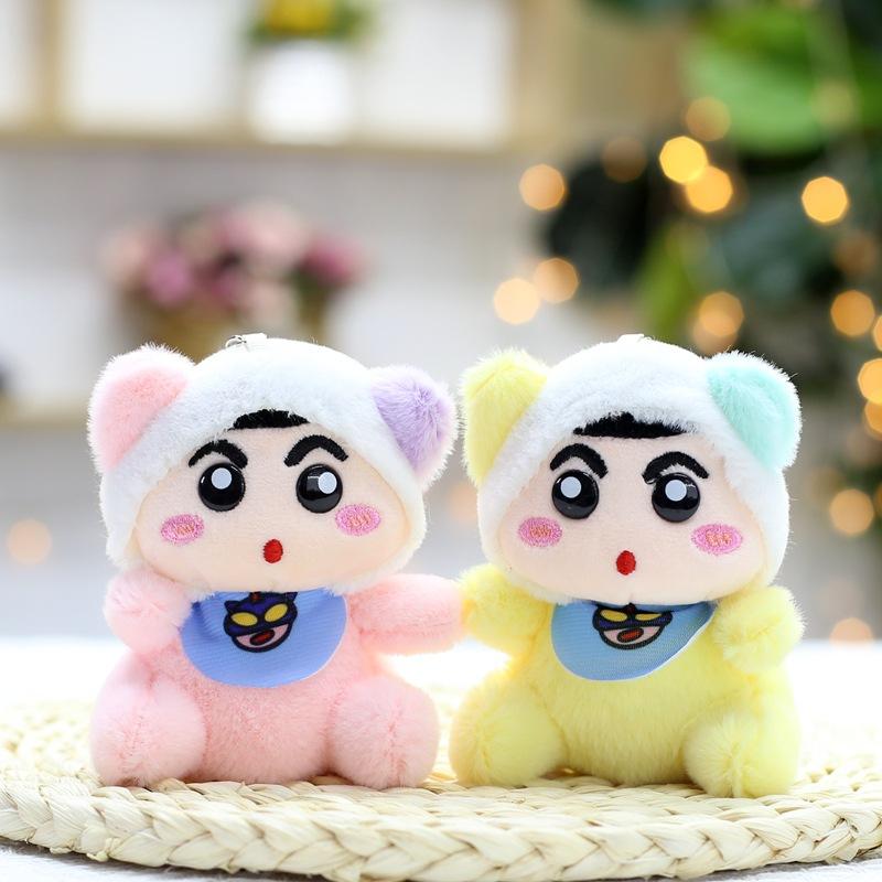 Niedlich Niedlich Bastel Buntstift Shin-chan Anhänger Plüschtier Puppe Tasche Hängedekoration Schlüsselanhänger Puppe