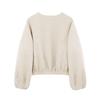 Women S Short Long Sleeve Zip Up Corduroy Jacket