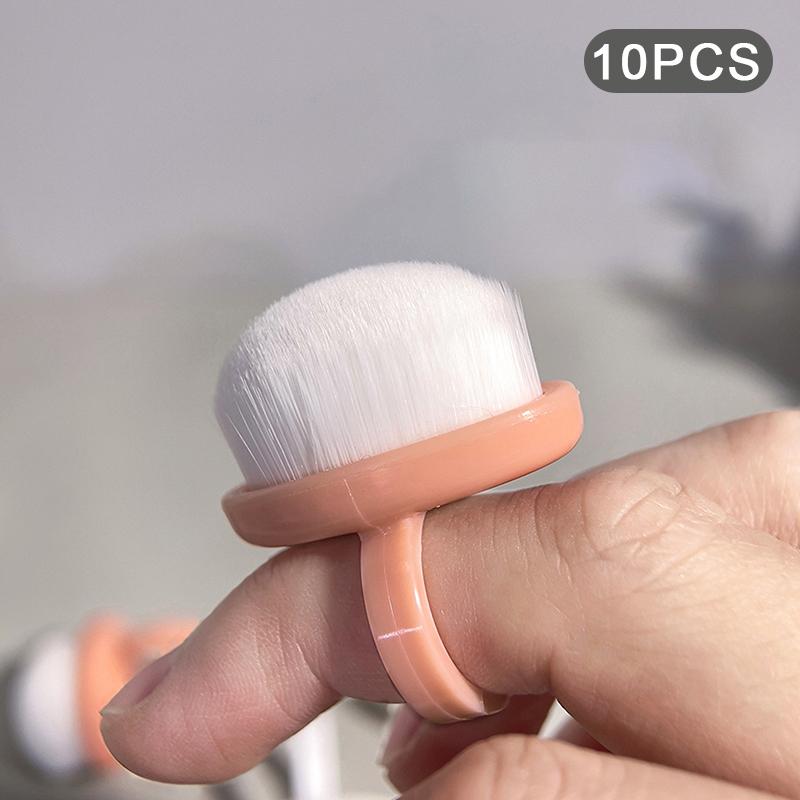 5/10Pcs Professional Ring Nail Dust Brushes - Soft Delicate Manicure Gel Polish Removal Cleaner Tools for Salon DIY