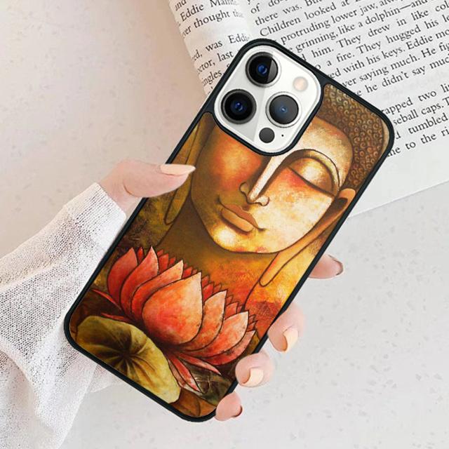 Buddha Phone Case For iPhone 17 Air 15 16 Cover 11 13 14 Pro Max 12 Plus Max Fundas