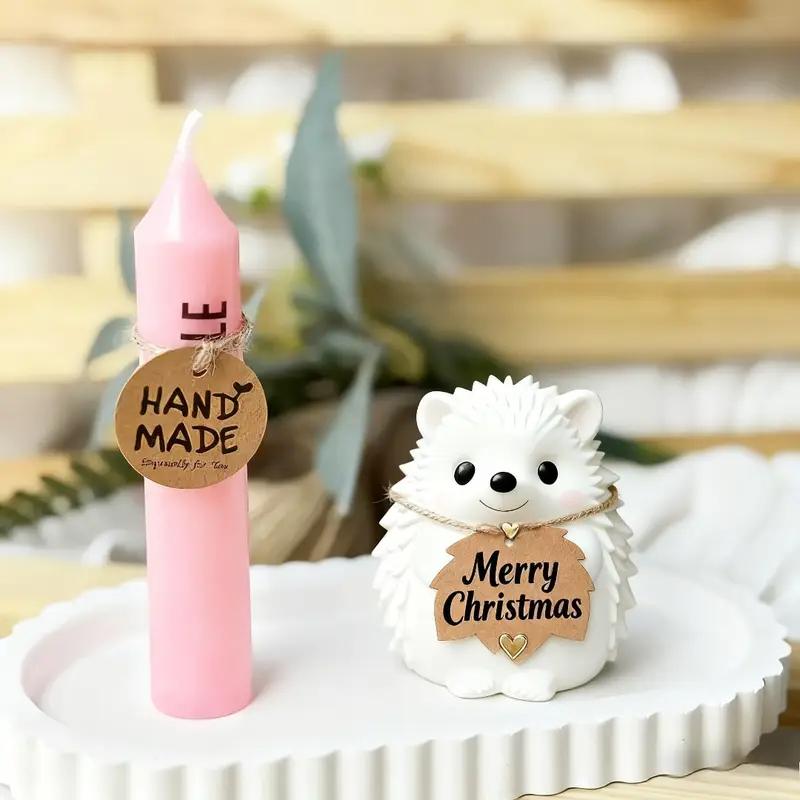 Cute Hedgehog Silicone Candle Mold - Fine Textured Feathers, Soft Texture, Suitable for Candles, Resin Crafts and Plaster Art