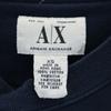 ARMANI EXCHANGE 90s Old Long sleeve Logo embroidery trainer XS Navy sweat Men's Used