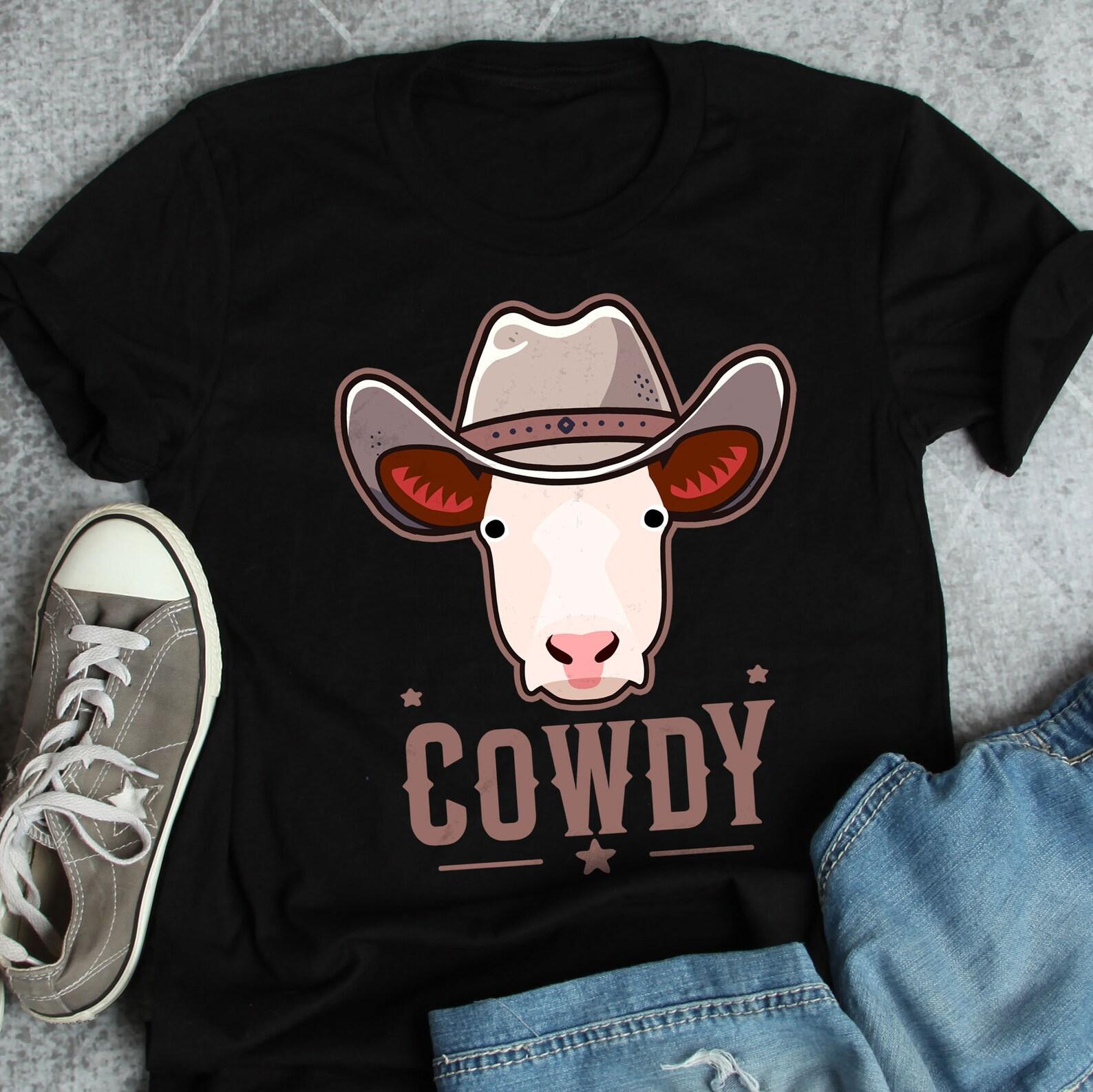 Hereford Cow Shirt, , , Funny Cowboy Lover Gift, Cowdy, Cute Howdy T-shirt, Western Tee Texas Meme Farm Cow Farmer Rancher Homestead 120