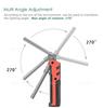 USB Rechargeable Folding LED Work Light - Rotating COB Flashlight for Car Repair and Inspection