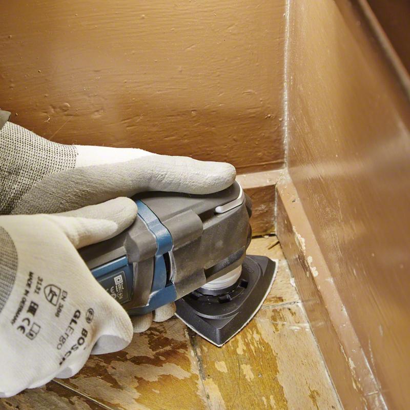 Bosch Starlock Compatible with Bosch GOP12V-28, GOP30-28, GOP185-LI Pair with F460 BFWP Sandpaper for Sanding, Polishing and Grinding