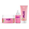 PLIX The Plant Fix Pacchetto Regime Pelle Luminosa Con Detergente 100ml, Siero alla Vitamina C 20ml, Crema Idratante 30g