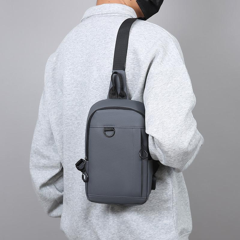 Chest Bags Men's One Shoulder Crossbody Bag Large Capacity Outdoor Sports Leisure Fashion Small Shoulder Bag Backpack