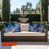 2D Cosmic Clouds And Starry Night Pillow Covers Pattern Cushion Cover Suitable For Sofa Bedroom Car Pillow Cover