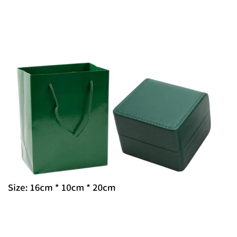 Genuine Leather Flip Top Jewelry Case Travel Watch Necklace Storage Box Compact Organizer with Soft Velvet Lining