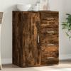 VidaXL Buffet, Sideboard with Drawers and Door, Living Room Dining Room Interior Storage Furniture, Modern, Oak 840538