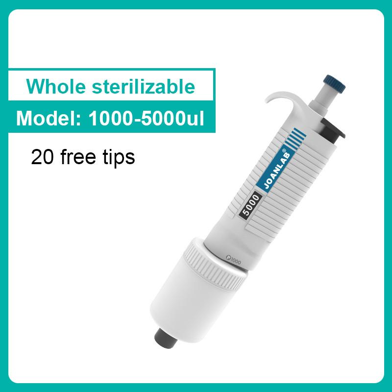 High-temperature Sterilization Laboratory Pipette Autoclavable Digital Adjustable Micropipette Lab Equipment