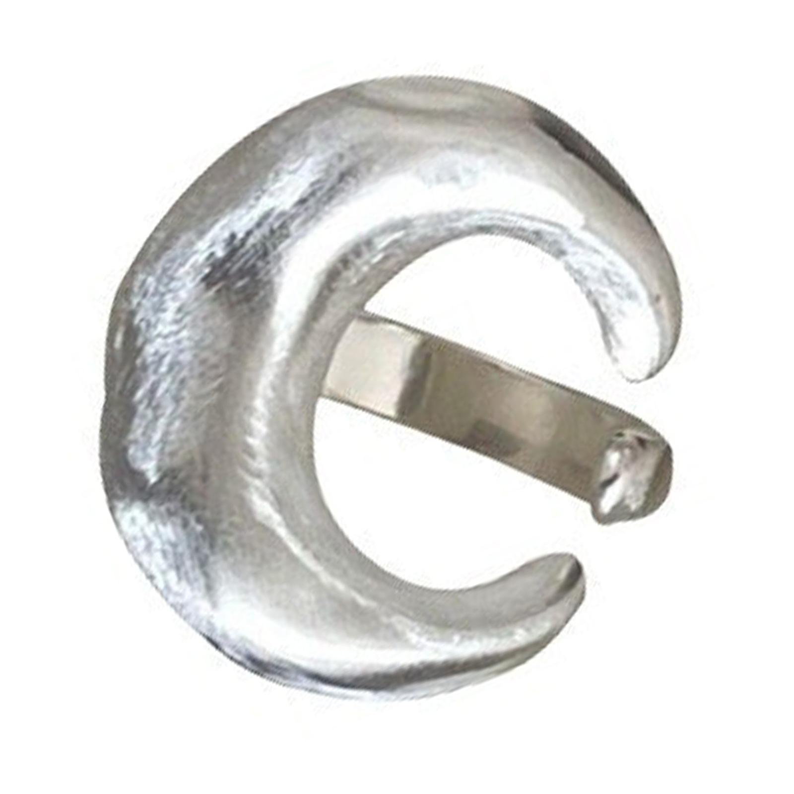 

Elegant Crescents Moon Charm Adjustable Length Necklace/Ring Delicate Accessories Fashion Accessory Birthday Gift 2