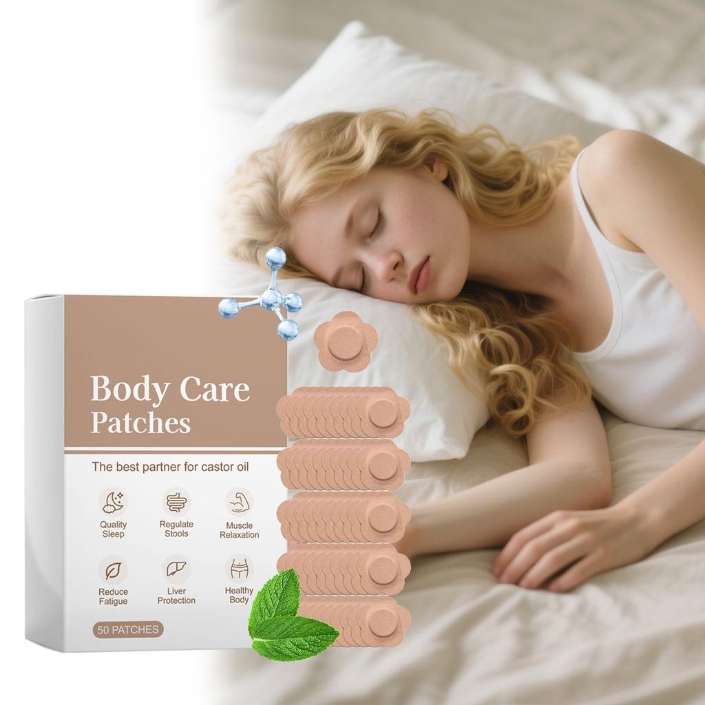 Multi ShapeDisposable Oil Patches Belly Button(Oil Included)  Self-Adhesive Oil Pack Wrap Organic Cotton 50pcs
