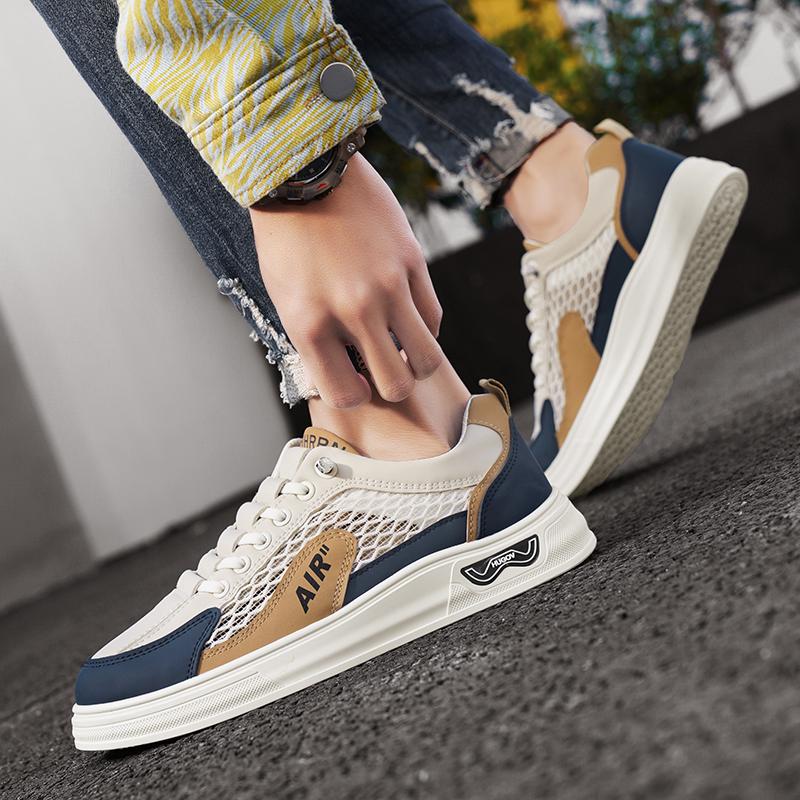 CYYTL Chaussures d'été pour hommes Baskets en maille Décontractées Respirantes Outdoor Course Tennis Luxe Plateforme Sport Randonnée Mocassins de créateur
