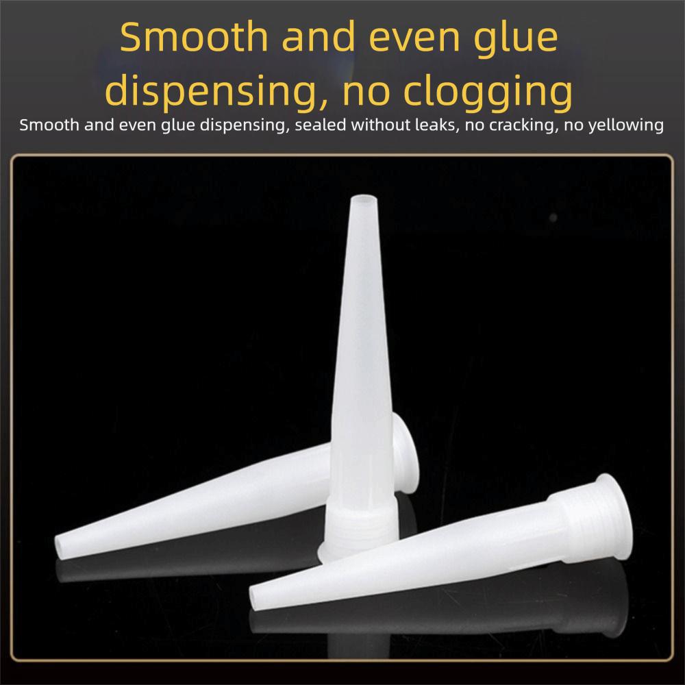 Sealant Applicator Glass Nozzles Universal Fit Plastic Glass Glue Nozzles Sealant Application