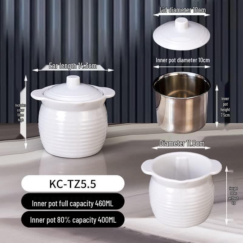 Ruhan Thickened Melamine Soup Tureen with Inner Liner