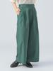 Beams Heart Pants with Side Size M Women's Wide-leg Belts, Green,