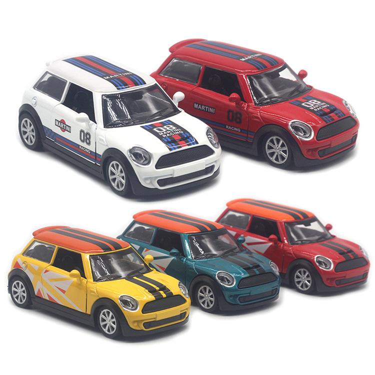 1:32 Mini Cooper Classic car Alloy Model Diecast Metal Car Vehicles Model Simulation Miniature Scale Kids Toys Gifts