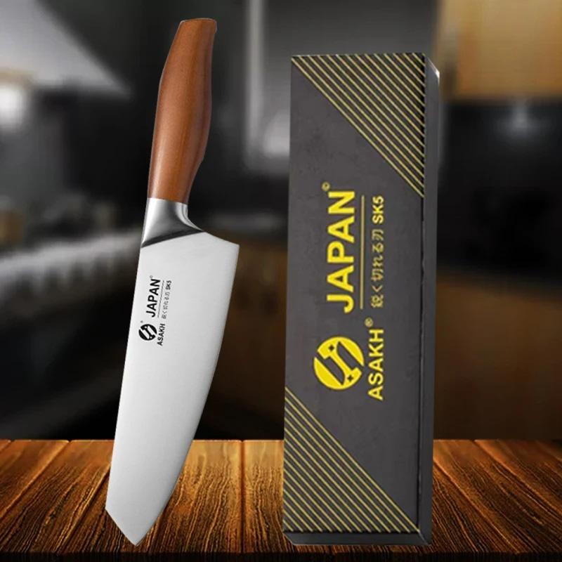 WXCOO Japanese Kitchen Chef's Knife Damascus Kitchen Steel Stainless Fish Fillet Slicing Santoku Knife Meat Cleaver Knife