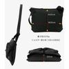 Yoshida Co.Porter Force Shoulder Bag S Black removable pouch