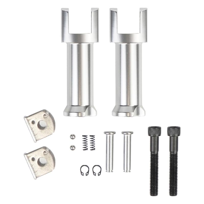Motorcycle Passenger Footpeg Clevis Kit for Davidson 2018-2023 Foot Peg Mounts Replacement Accessories(Black/Silver) 1 серебряный