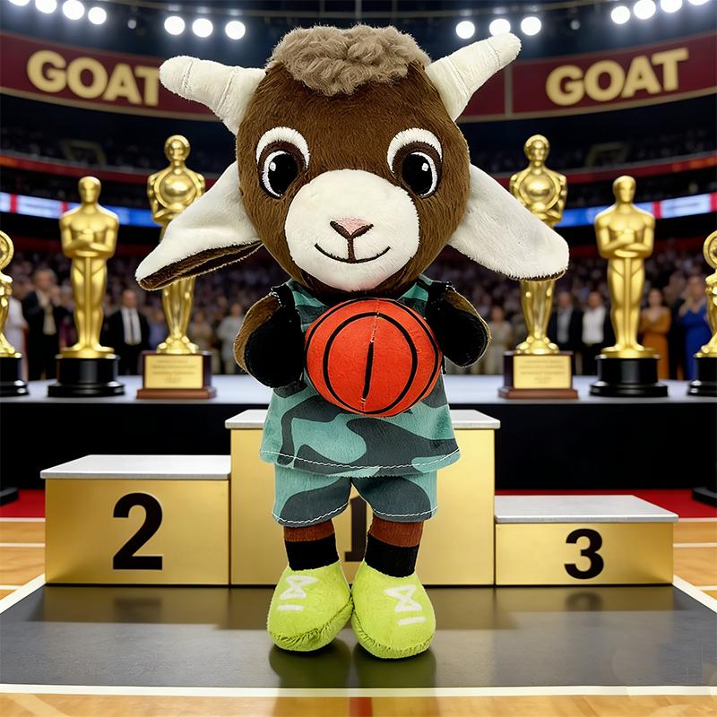 24CM New Goat Movie Plush Toys Cute Collector Cartoon Anime Movie Animal Figure Peripheral Accessories Doll Kid Teens Lover Gift