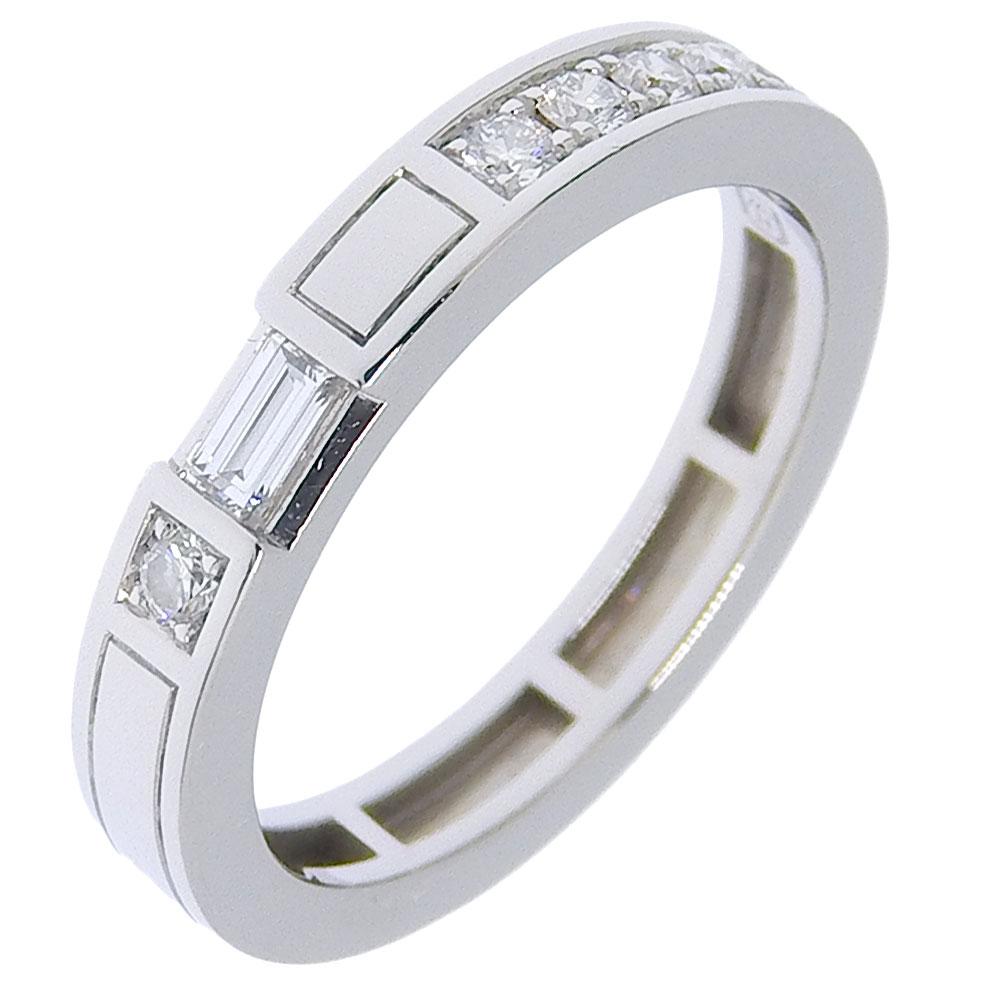 

HARRY WINSTON Traffic accent band Ring Pt950Platinum/diamond #4.1(US Size) 4.6g Women Used