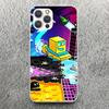Custodia morbida con stampa del gioco Geometry Dash per iPhone 17 Air 16 16E 15 14 Plus 13 Mini 12 11 Pro Max Cover con motivo per telefono SE 7 8
