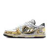 Big Low Top Skateboard Shoes Men's Gray Yellow 355152-017(Team1938-)